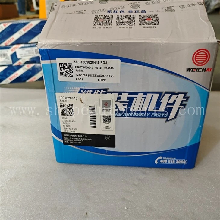 1001828445 Alternator For Weichai WP6 WP10 WD10 WD615 Engine,ZZJ-1001828445 FDJ suppliers