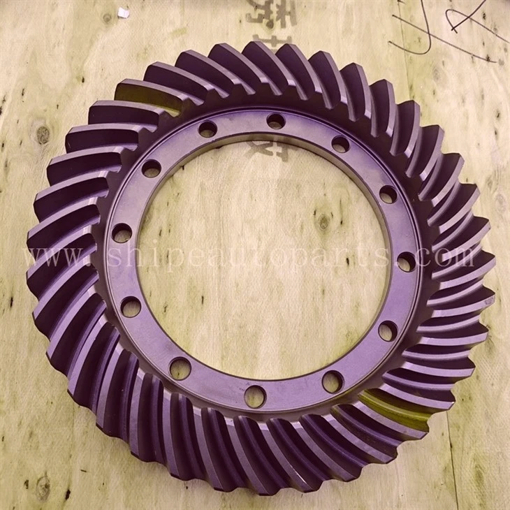 Main Drive & Driven Bevel Gear Set (Spiral Bevel Gear) For XCMG ZL50 LW500 Wheel Loader Drive Axle Spare Parts high quality